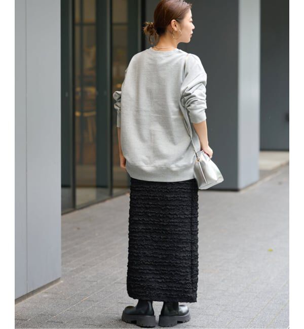 JOURNAL STANDARD relume「《WEB+一部店舗限定追加2》シャーリングジャガードスカート」|スカート|