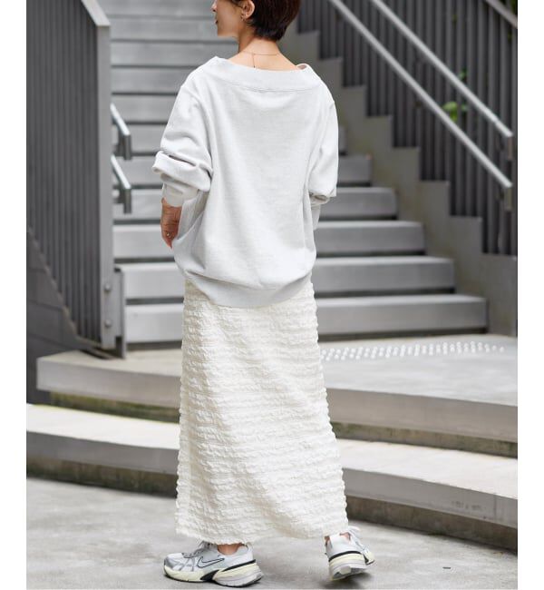JOURNAL STANDARD relume「《WEB+一部店舗限定追加2》シャーリングジャガードスカート」|スカート|