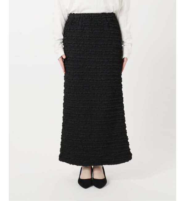 JOURNAL STANDARD relume「《WEB+一部店舗限定追加2》シャーリングジャガードスカート」|スカート|