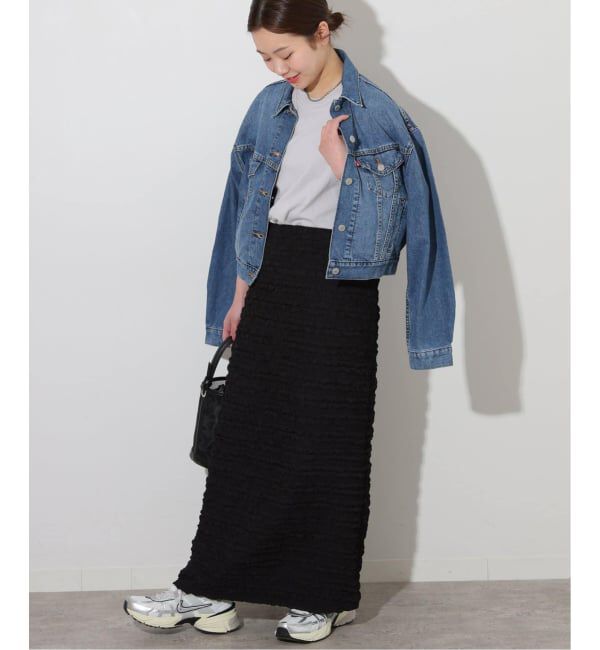 JOURNAL STANDARD relume「《WEB+一部店舗限定追加2》シャーリングジャガードスカート」|スカート|