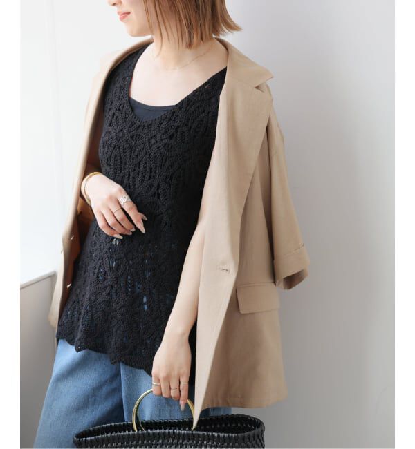 JOURNAL STANDARD relume「エンブロイダリークロシェ2WAYノースリーブ」|ベスト・ジレ|