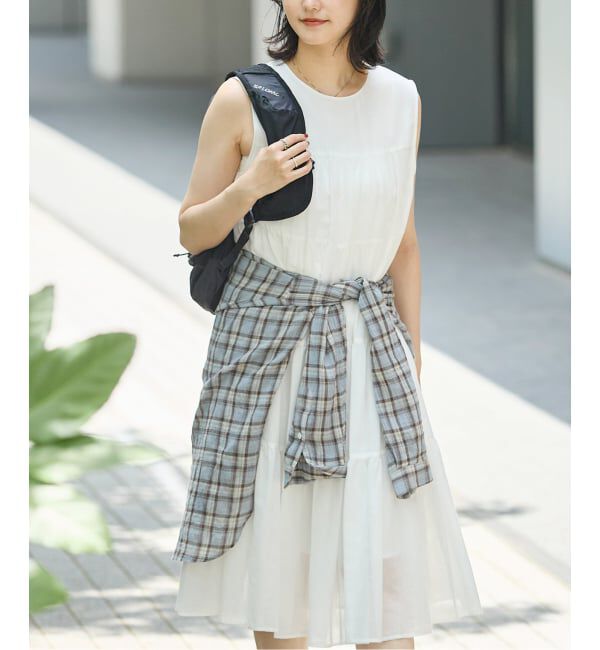 JOURNAL STANDARD「シアーボイルティアード ワンピース」|ワンピース|
