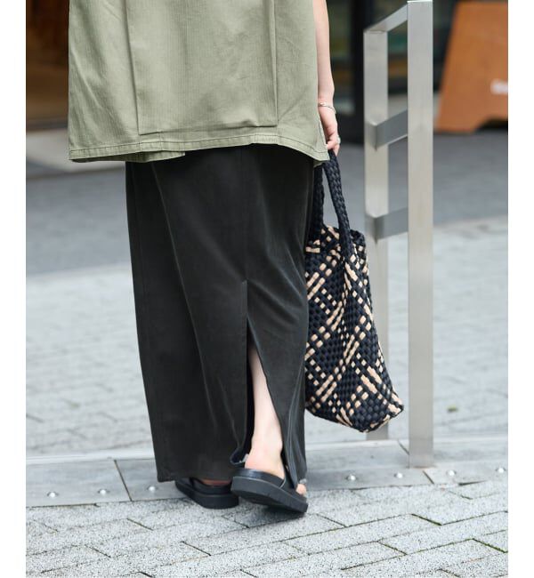 JOURNAL STANDARD「《追加》フィブリルキュプラジャージーマキシスカート」|スカート|