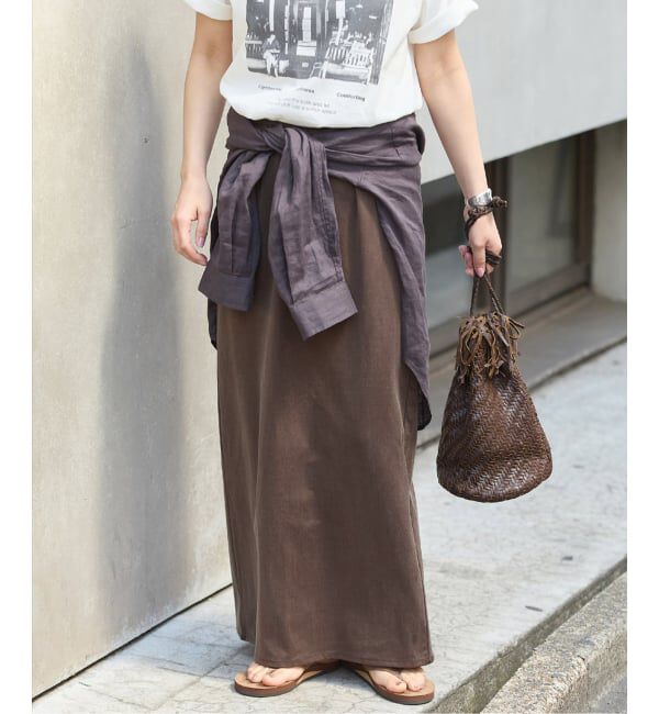 JOURNAL STANDARD「《追加》フィブリルキュプラジャージーマキシスカート」|スカート|