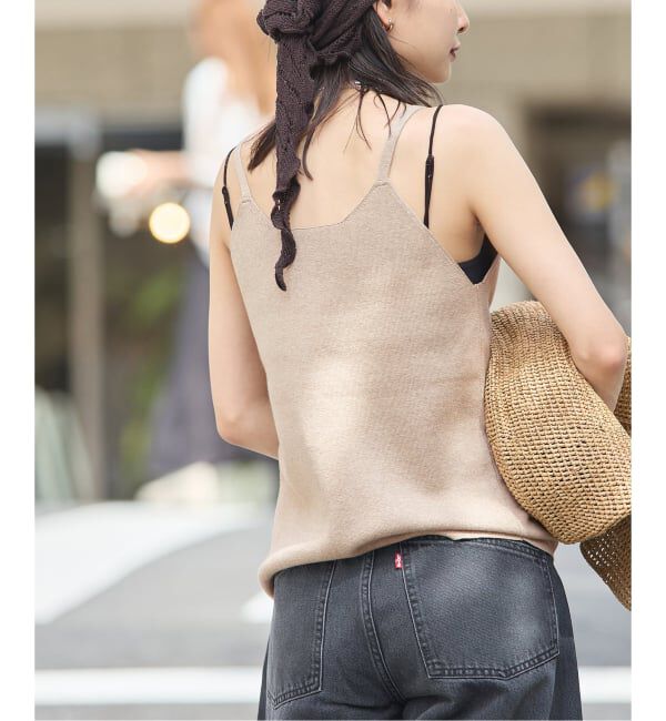 JOURNAL STANDARD「《追加予約》WASHABLE コットンシルクミックス2WAYキャミソール」|キャミソール|