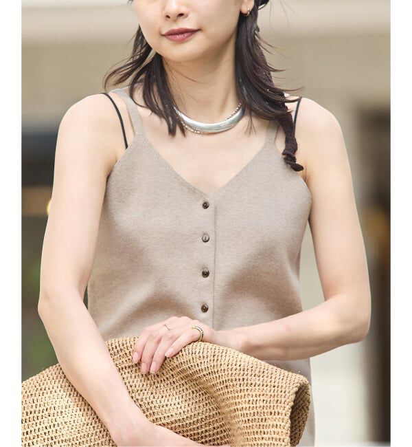 JOURNAL STANDARD「《追加予約》WASHABLE コットンシルクミックス2WAYキャミソール」|キャミソール|