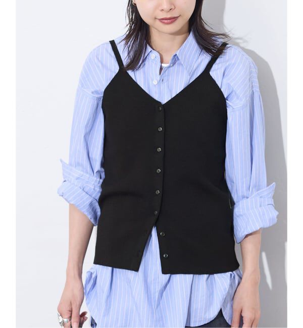 JOURNAL STANDARD「《追加予約》WASHABLE コットンシルクミックス2WAYキャミソール」|キャミソール|