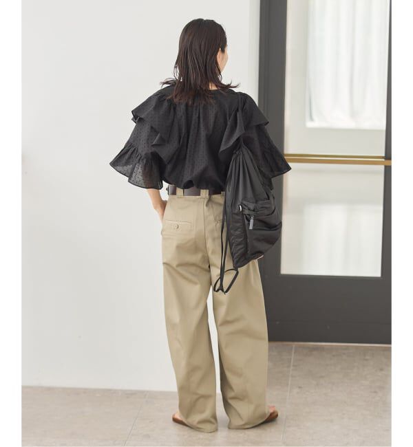 JOURNAL STANDARD「フロッキードットフリル ブラウス」|シャツ・ブラウス|