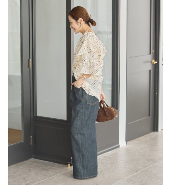 JOURNAL STANDARD「フロッキードットフリル ブラウス」|シャツ・ブラウス|