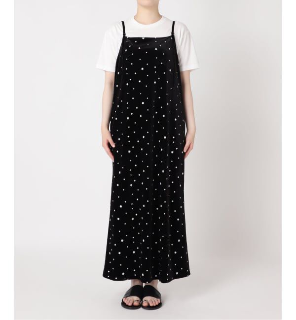JOURNAL STANDARD relume「《WEB限定予約》小花刺繍ベロアキャミワンピース」|ワンピース|