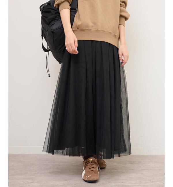 JOURNAL STANDARD relume「《WEB限定追加》ウォッシャブルチュールイージースカート」|スカート|