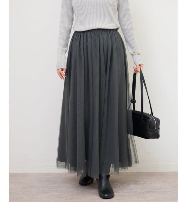 JOURNAL STANDARD relume「《WEB限定追加》ウォッシャブルチュールイージースカート」|スカート|