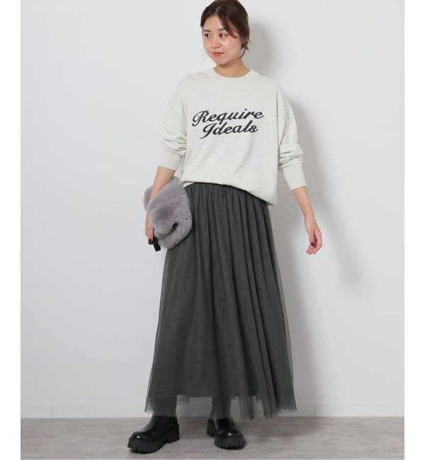 JOURNAL STANDARD relume「《WEB限定追加》ウォッシャブルチュールイージースカート」|スカート|