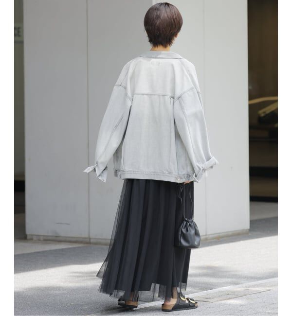 JOURNAL STANDARD relume「《WEB限定追加》ウォッシャブルチュールイージースカート」|スカート|