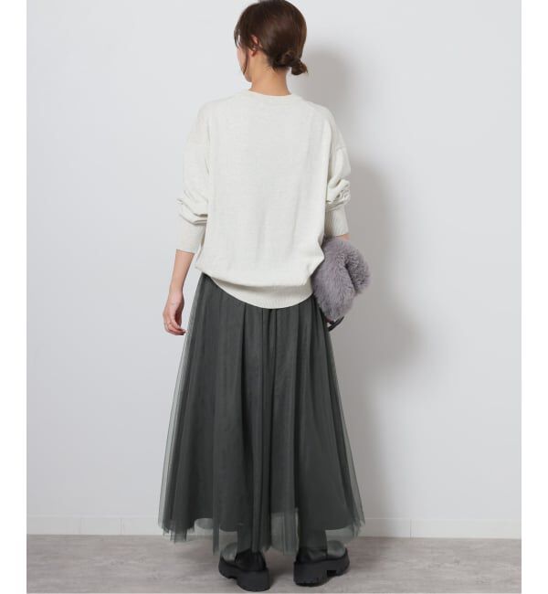 JOURNAL STANDARD relume「《WEB限定追加》ウォッシャブルチュールイージースカート」|スカート|