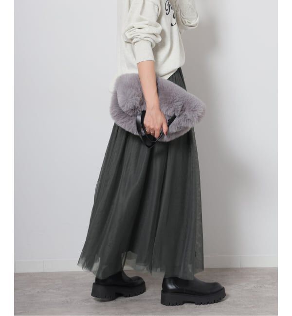 JOURNAL STANDARD relume「《WEB限定追加》ウォッシャブルチュールイージースカート」|スカート|