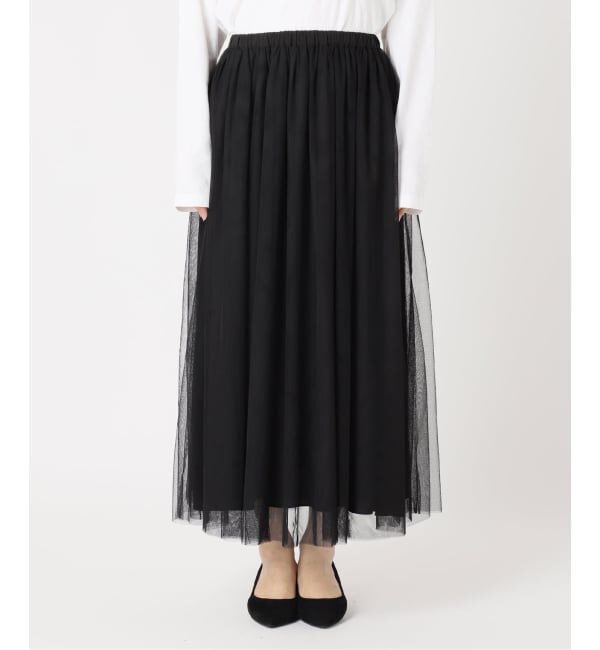 JOURNAL STANDARD relume「《WEB限定追加》ウォッシャブルチュールイージースカート」|スカート|