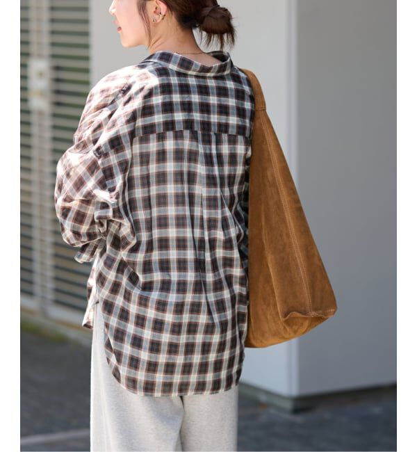 JOURNAL STANDARD relume「《追加 / 新色》コットンローンチェックオーバーサイズ」|シャツ・ブラウス|