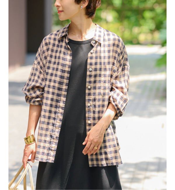 JOURNAL STANDARD relume「《追加 / 新色》コットンローンチェックオーバーサイズ」|シャツ・ブラウス|