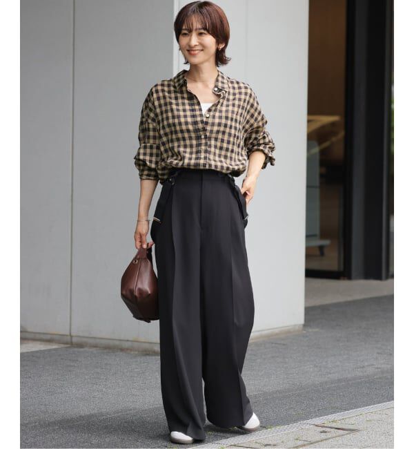 JOURNAL STANDARD relume「《追加 / 新色》コットンローンチェックオーバーサイズ」|シャツ・ブラウス|