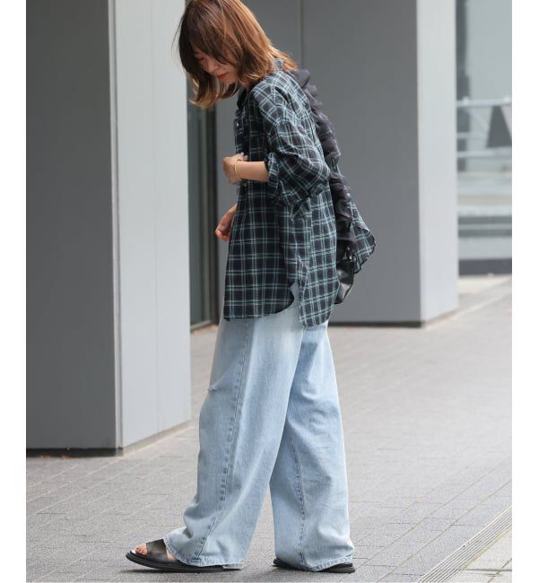 JOURNAL STANDARD relume「《追加 / 新色》コットンローンチェックオーバーサイズ」|シャツ・ブラウス|