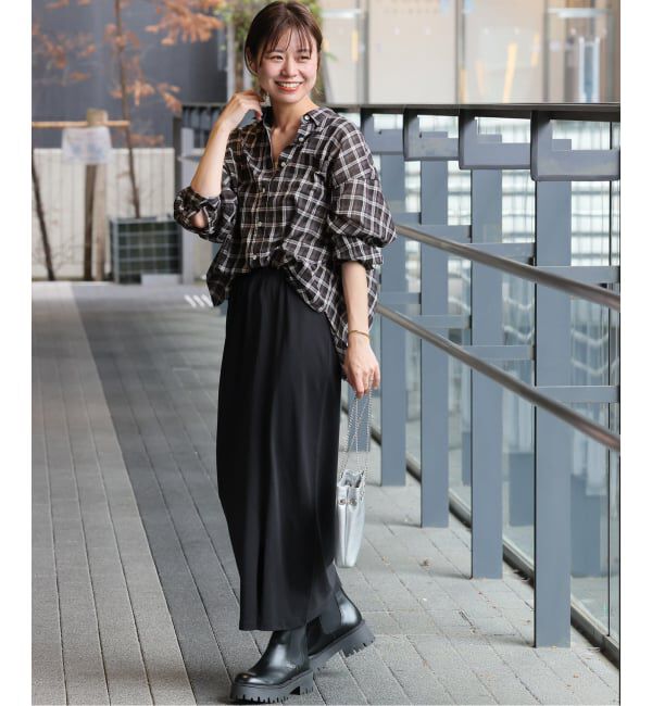 JOURNAL STANDARD relume「《追加 / 新色》コットンローンチェックオーバーサイズ」|シャツ・ブラウス|