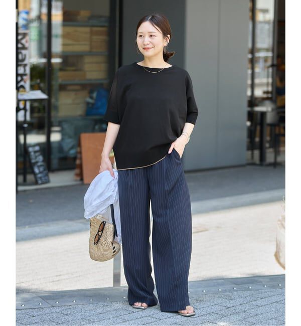 JOURNAL STANDARD「《追加2》【UVカット/洗える/接触冷感】WASHABLE COOL UV ドルマンプルオーバー」|ニット・セーター|