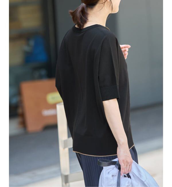 JOURNAL STANDARD「《追加2》【UVカット/洗える/接触冷感】WASHABLE COOL UV ドルマンプルオーバー」|ニット・セーター|