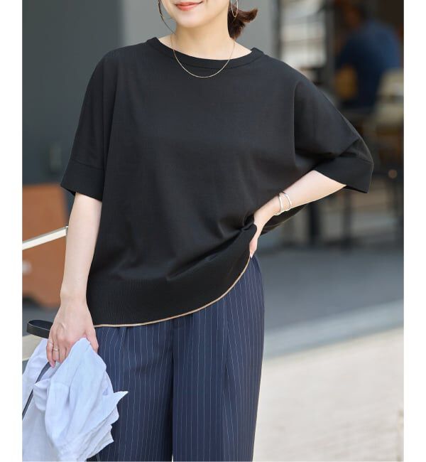 JOURNAL STANDARD「《追加2》【UVカット/洗える/接触冷感】WASHABLE COOL UV ドルマンプルオーバー」|ニット・セーター|