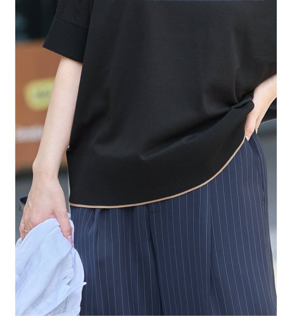 JOURNAL STANDARD「《追加2》【UVカット/洗える/接触冷感】WASHABLE COOL UV ドルマンプルオーバー」|ニット・セーター|