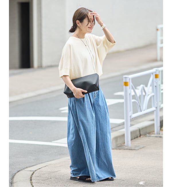 JOURNAL STANDARD「《追加2》【UVカット/洗える/接触冷感】WASHABLE COOL UV ドルマンプルオーバー」|ニット・セーター|