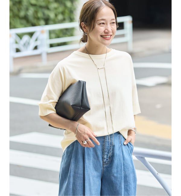 JOURNAL STANDARD「《追加2》【UVカット/洗える/接触冷感】WASHABLE COOL UV ドルマンプルオーバー」|ニット・セーター|