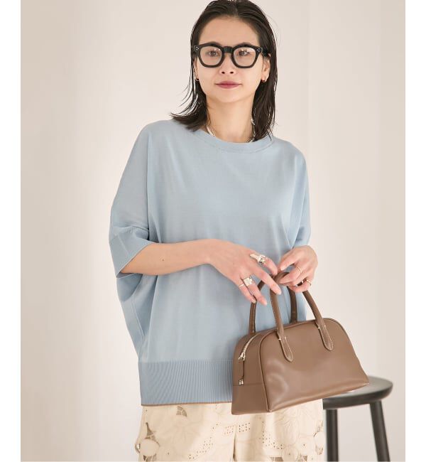JOURNAL STANDARD「《追加2》【UVカット/洗える/接触冷感】WASHABLE COOL UV ドルマンプルオーバー」|ニット・セーター|