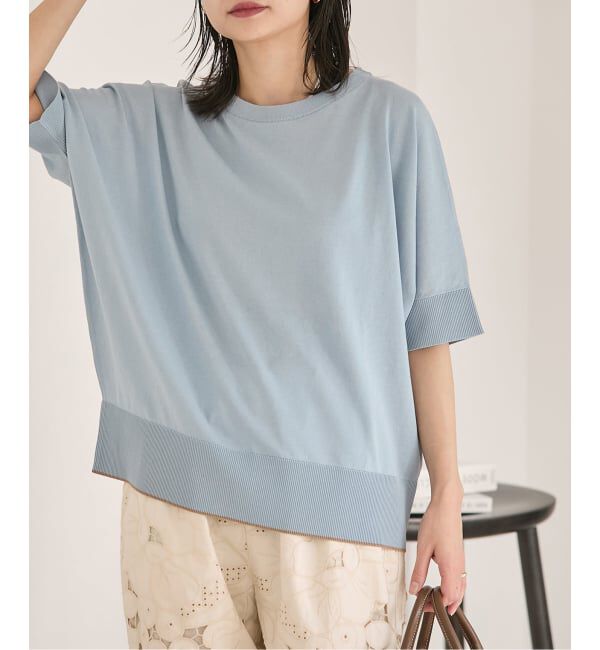 JOURNAL STANDARD「《追加2》【UVカット/洗える/接触冷感】WASHABLE COOL UV ドルマンプルオーバー」|ニット・セーター|