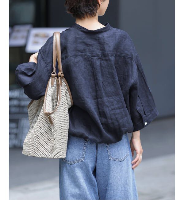JOURNAL STANDARD relume「《追加 / 新色》カラーリネンドロストシャツ」|シャツ・ブラウス|