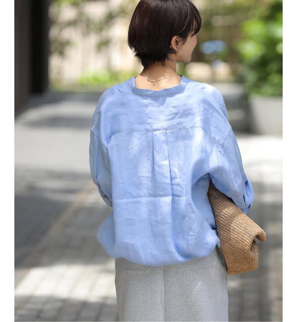 JOURNAL STANDARD relume「《追加 / 新色》カラーリネンドロストシャツ」|シャツ・ブラウス|