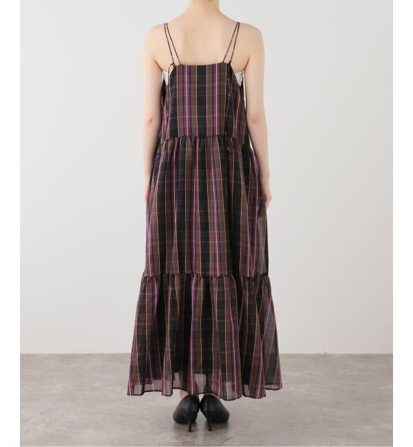 JOURNAL STANDARD「コットンシルクチェックティアード ワンピース」|ワンピース|