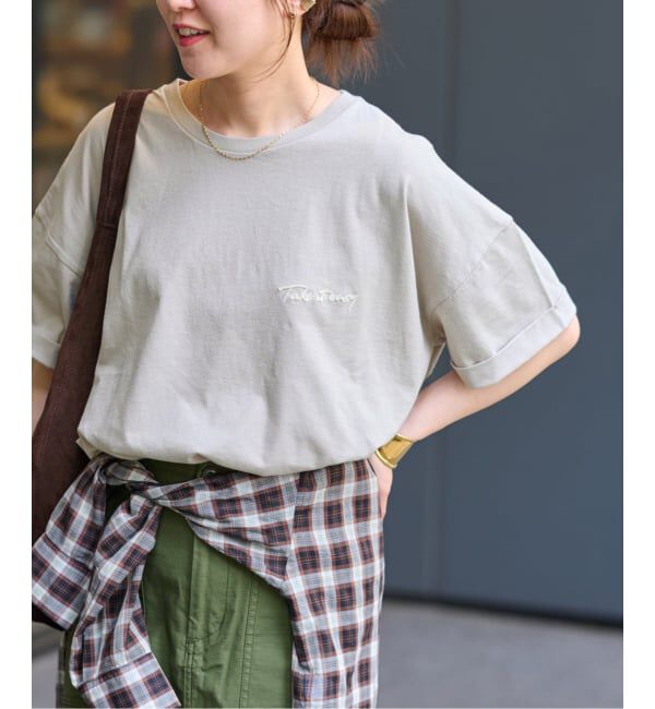JOURNAL STANDARD relume「《追加3》刺繍ロゴハーフスリーブT」|Tシャツ・カットソー|