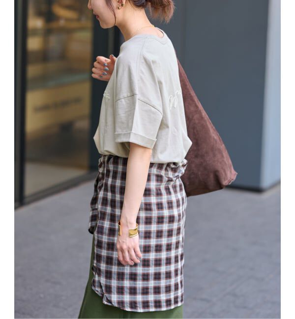 JOURNAL STANDARD relume「《追加3》刺繍ロゴハーフスリーブT」|Tシャツ・カットソー|