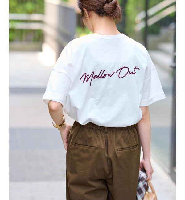 JOURNAL STANDARD relume「《追加3》刺繍ロゴハーフスリーブT」|Tシャツ・カットソー|