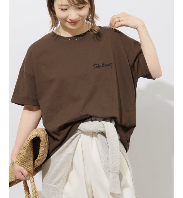 JOURNAL STANDARD relume「《追加3》刺繍ロゴハーフスリーブT」|Tシャツ・カットソー|