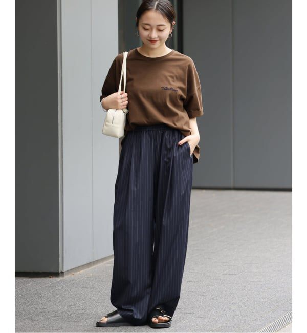 JOURNAL STANDARD relume「《追加3》刺繍ロゴハーフスリーブT」|Tシャツ・カットソー|