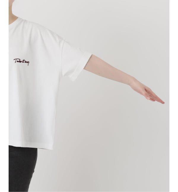 JOURNAL STANDARD relume「《追加3》刺繍ロゴハーフスリーブT」|Tシャツ・カットソー|