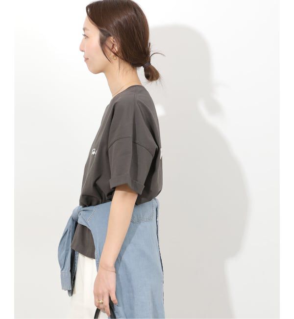 JOURNAL STANDARD relume「《追加3》刺繍ロゴハーフスリーブT」|Tシャツ・カットソー|