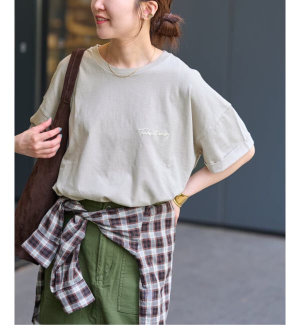 JOURNAL STANDARD relume「《追加3》刺繍ロゴハーフスリーブT」|Tシャツ・カットソー|