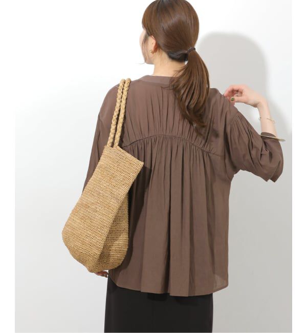 JOURNAL STANDARD relume「《追加6》T/R強撚ブラウス」|シャツ・ブラウス|