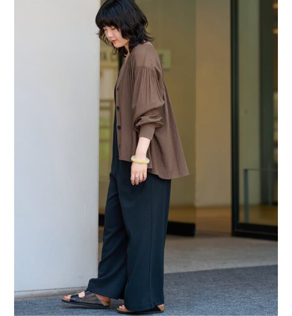 JOURNAL STANDARD relume「《追加6》T/R強撚ブラウス」|シャツ・ブラウス|