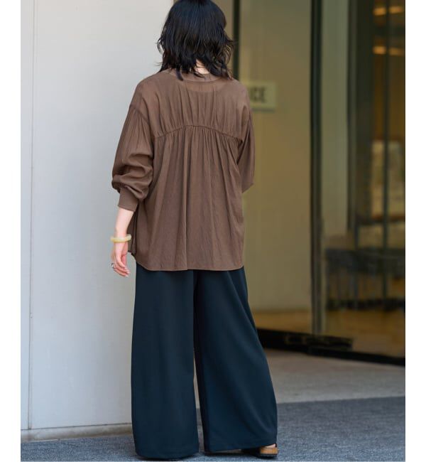 JOURNAL STANDARD relume「《追加6》T/R強撚ブラウス」|シャツ・ブラウス|