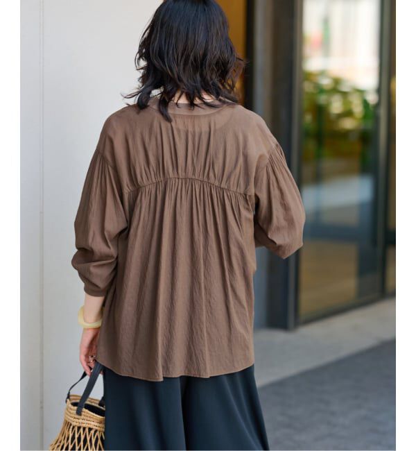 JOURNAL STANDARD relume「《追加6》T/R強撚ブラウス」|シャツ・ブラウス|