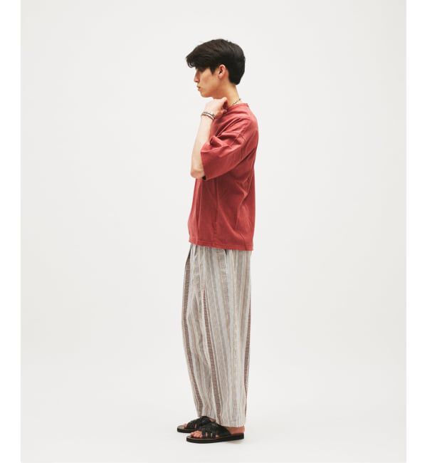 JOURNAL STANDARD「ストライプ ジャガード ワイド パンツ」|その他|